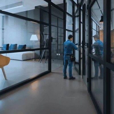 Oficina con sistema de acceso